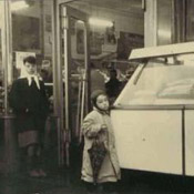Little Kids in the Front of a Store