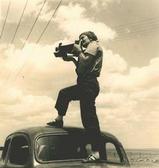 Dorothea Lange with Camera
